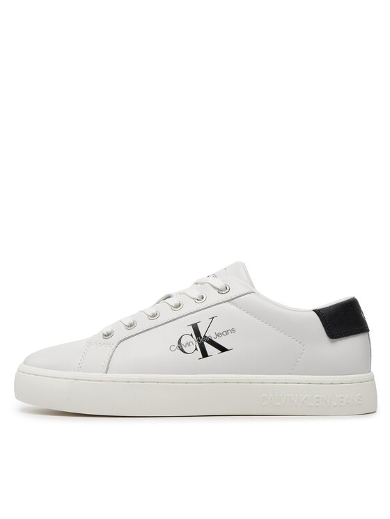 Calvin Klein Jeans Calvin Klein Jeans Sneakers Classic Cupsole Laceup Low Lth YM0YM00491 Bianco