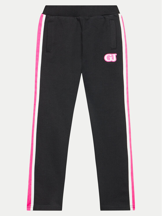 Guess Teplákové nohavice J4YQ12 KA6R4 Čierna Relaxed Fit