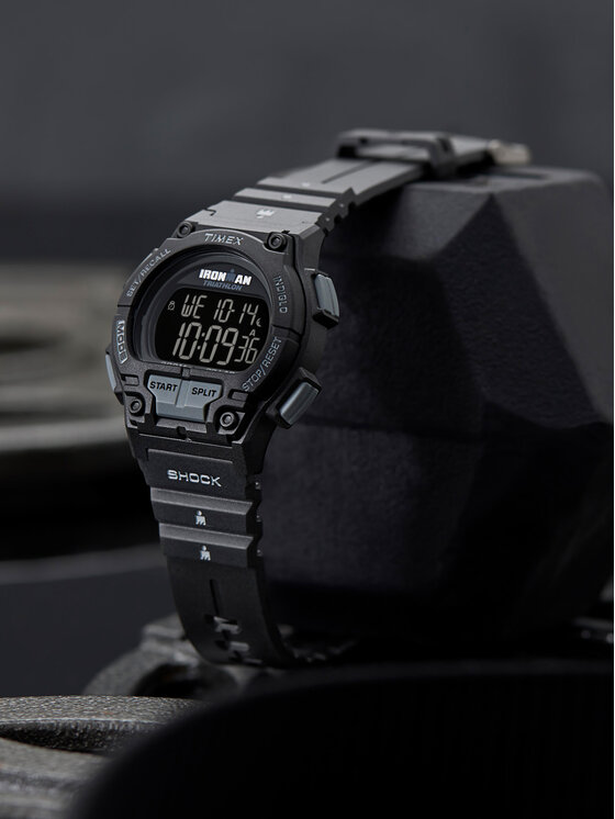 Timex Timex Годинник Ironman Shock TW5M64800 Чорний