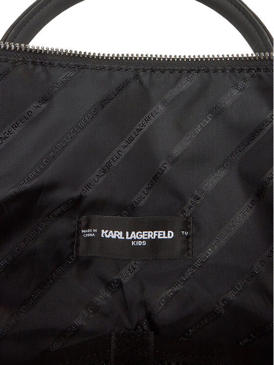 Karl Lagerfeld Kids Karl Lagerfeld Kids Чанта за преповиване Z30558 Черен