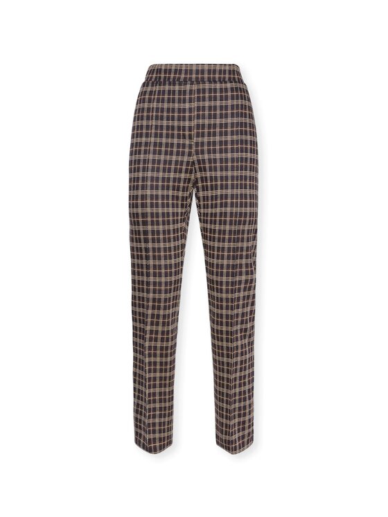 Elena Mirò Elena Mirò Pantaloni di tessuto P820Z000137N001 Marrone Slim Fit