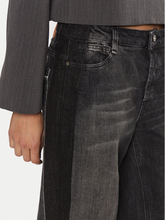 Please Please Jeans hlače P2Y1CPOPEE Siva Loose Fit