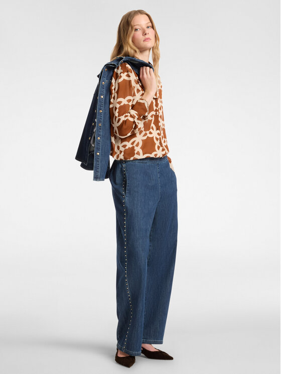 Elena Mirò Elena Mirò Camicia 5155P200217N002 Marrone Regular Fit