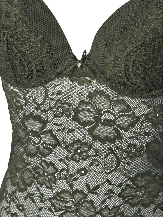 Hunkemöller Hunkemöller Body Amara 302447 Zielony