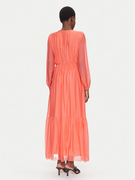 Dixie Dixie Rochie de vară A207W050 Coral Regular Fit