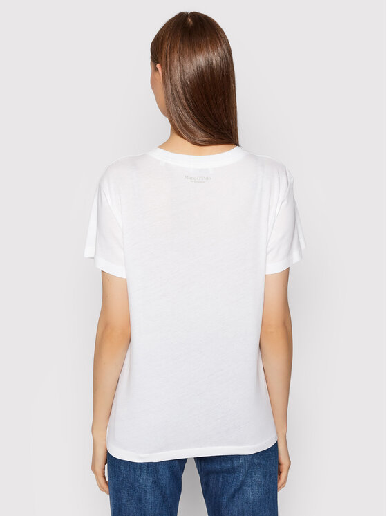 Marc O'Polo Marc O'Polo Tricou B01 2100 51117 Alb Regular Fit