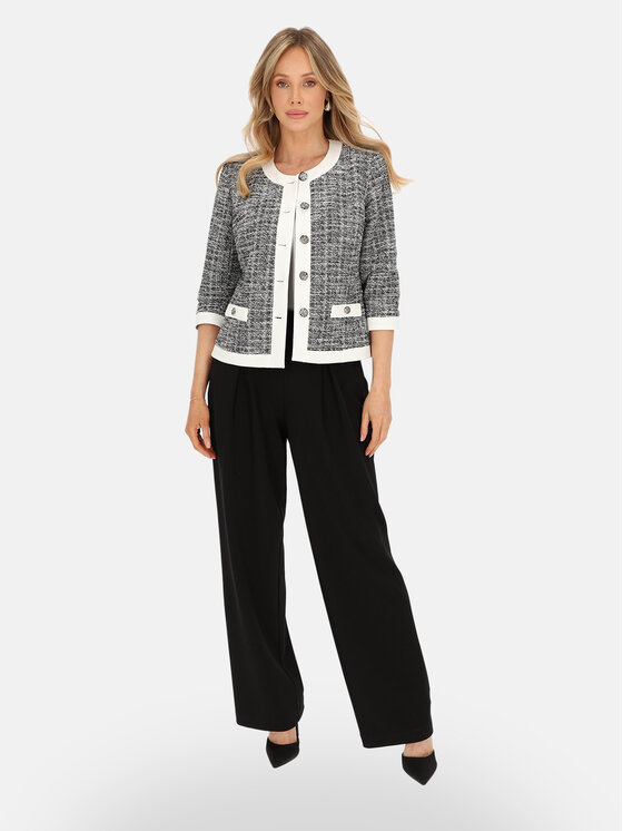 Potis & Verso Potis & Verso Spodnie materiałowe Karen Czarny Wide Leg