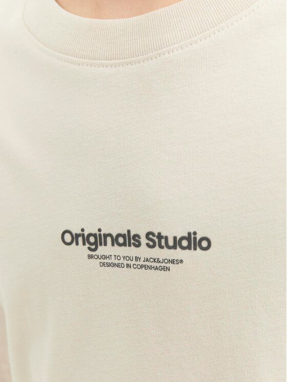 Jack&Jones Junior Jack&Jones Junior T-Shirt Vesterbro 12242827 Beige Loose Fit