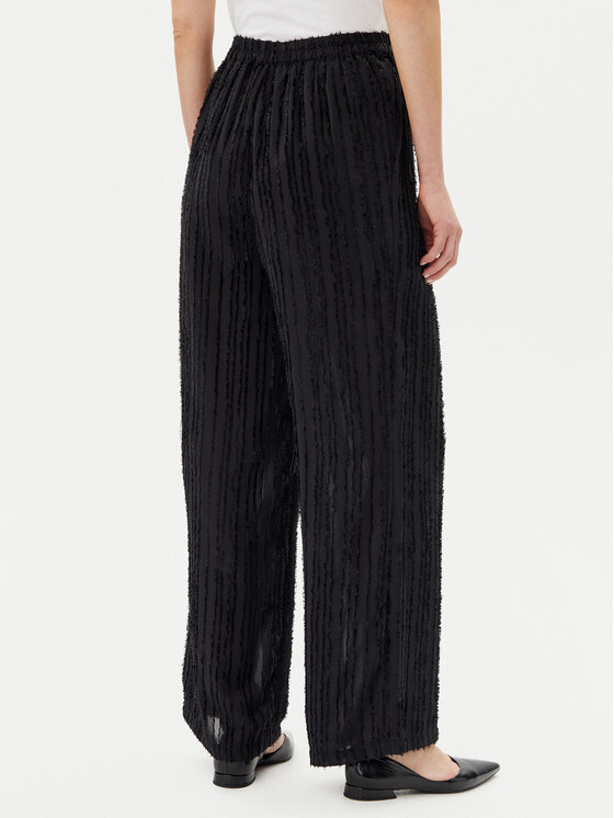 Pieces Pieces Hlače Tobine 17157928 Crna Regular Fit