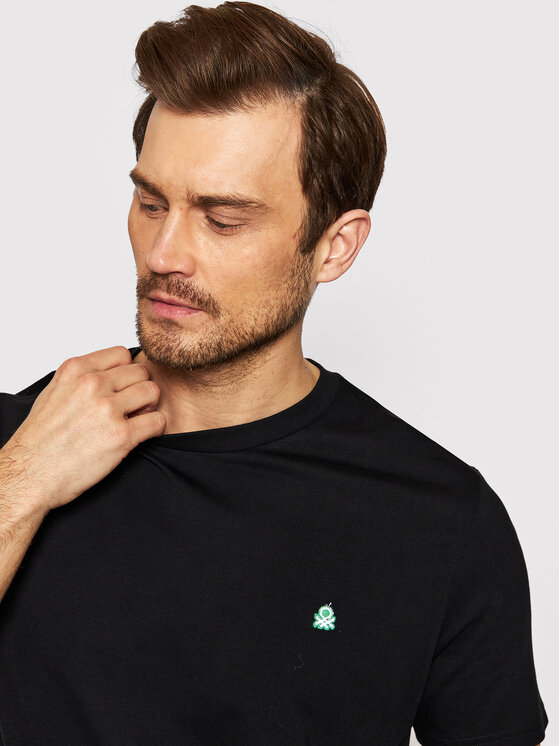 United Colors Of Benetton United Colors Of Benetton Tričko 3MI5J1AF7 Čierna Regular Fit
