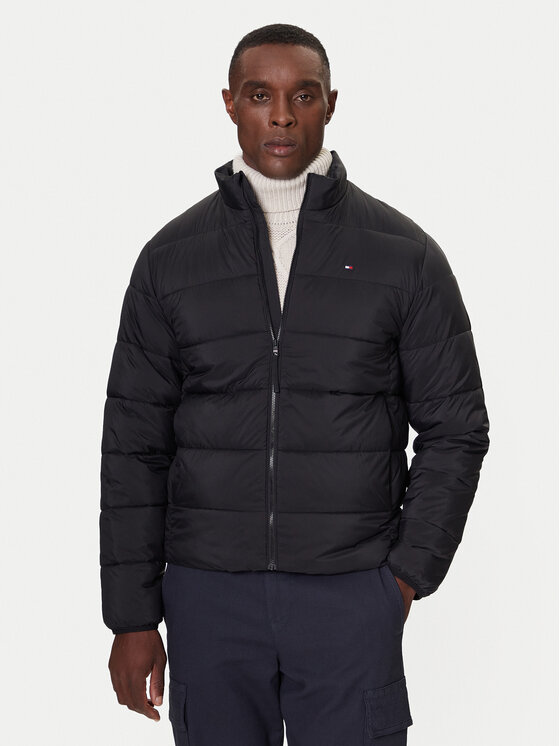Tommy Hilfiger Tommy Hilfiger Geacă de iarnă MW0MW41982 Negru Regular Fit