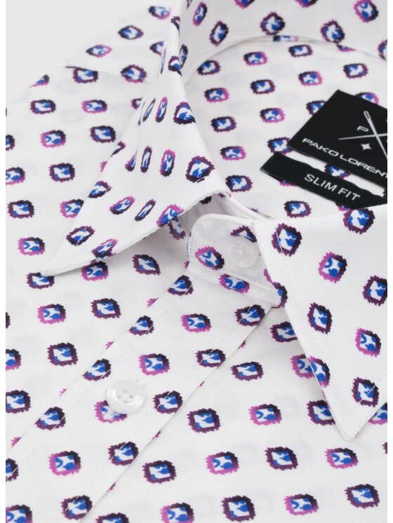 Pako Lorente Pako Lorente Koszula P24WF-1X-023 Biały Slim Fit