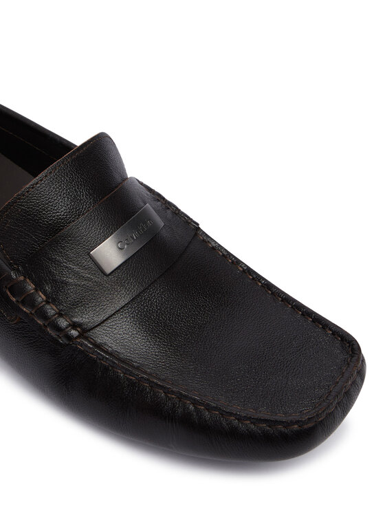 Calvin Klein Calvin Klein Mokasyny Driver Hdw Lth HM0HM02264 Brązowy ciemny