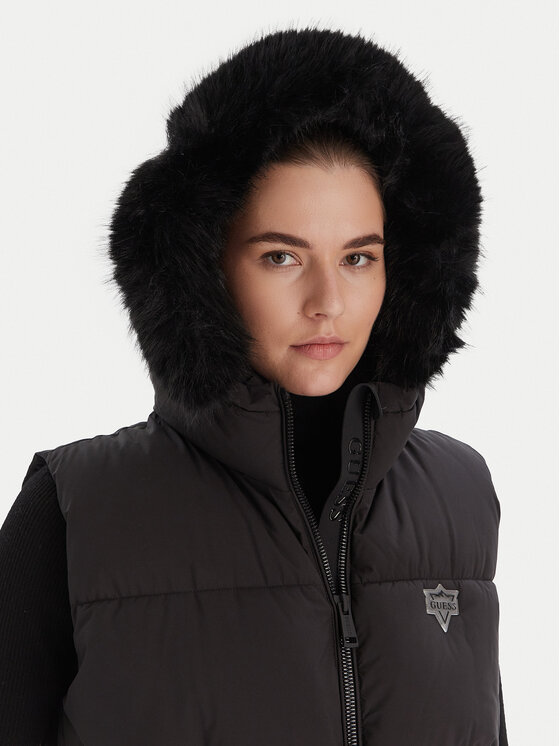Guess Guess Geacă 179613 Negru Classic Fit
