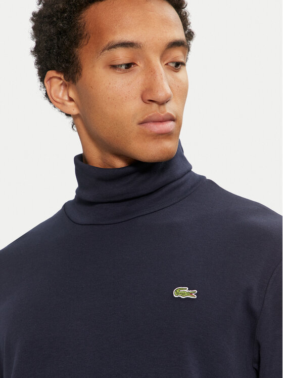 Lacoste Lacoste Rollkragenpullover UH2828 Dunkelblau Regular Fit