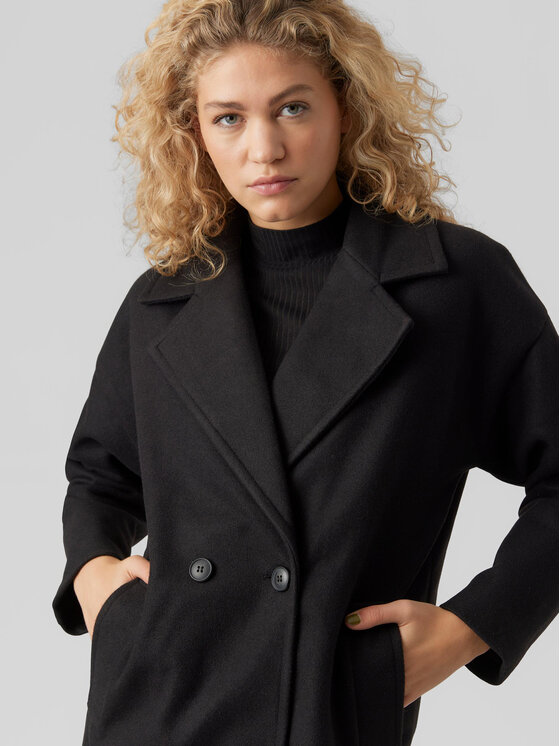 Vero Moda Vero Moda Átmeneti kabát Spencer 10267449 Fekete Regular Fit