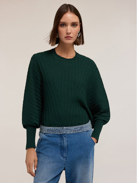 Motivi Motivi Maglione M433W003529N035 Verde Over Fit