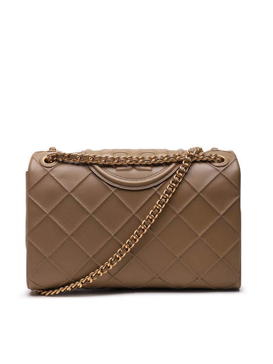 Tory Burch Tory Burch Дамска чанта Fleming Soft Convertible Shoulder Bag 137301 Бежов