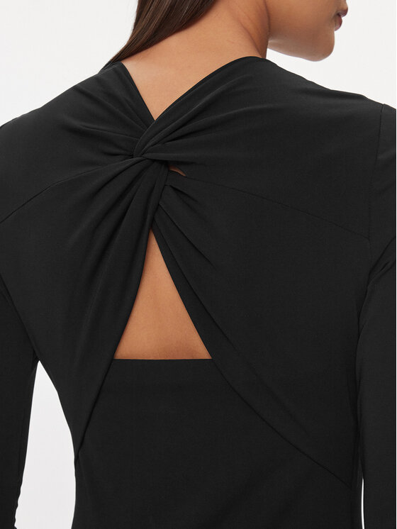 Patrizia Pepe Patrizia Pepe Hétköznapi ruha 8A1285/J113-K103 Fekete A-Line Fit