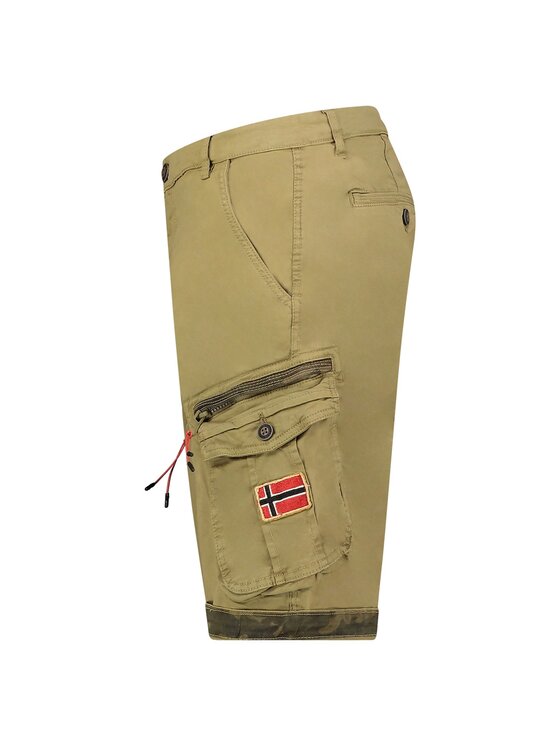 Geographical Norway Geographical Norway Bermudy SY1691H/GN-Mastic Beżowy Regular Fit
