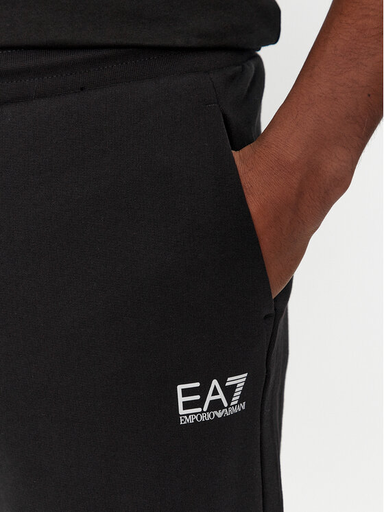EA7 Emporio Armani EA7 Emporio Armani Sporta šorti 3DPS73 PJEQZ 0200 Melns Regular Fit