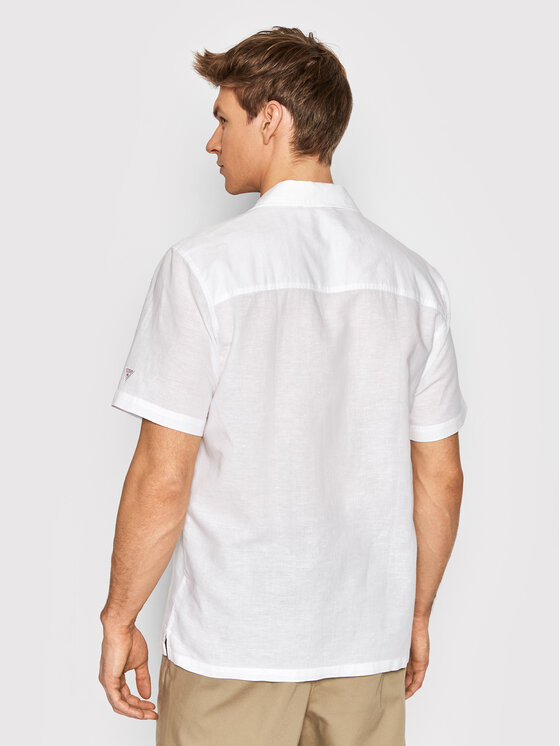 Guess Guess Сорочка F2GH03 WO07S Білий Regular Fit