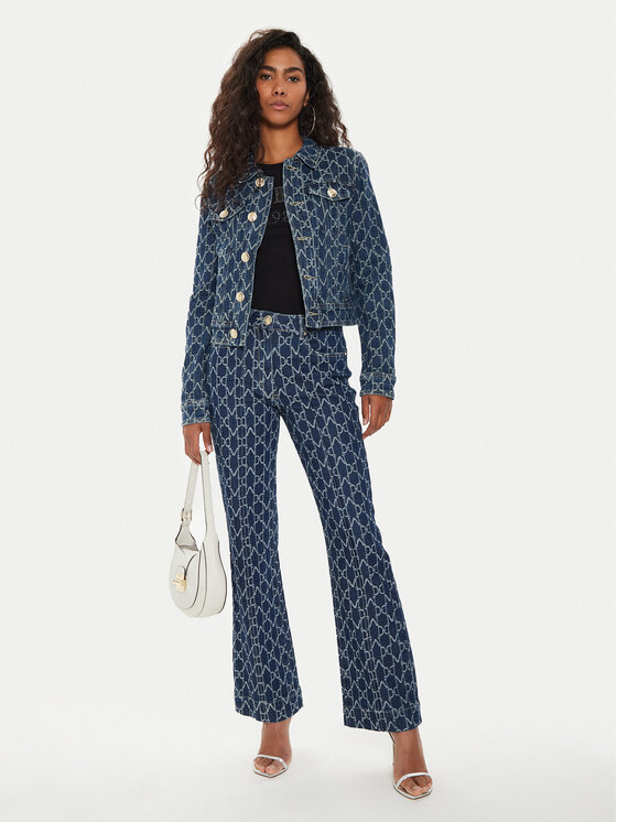 Marciano Guess Marciano Guess Jeansová bunda Bea 4YGL21 7145A Tmavomodrá Regular Fit