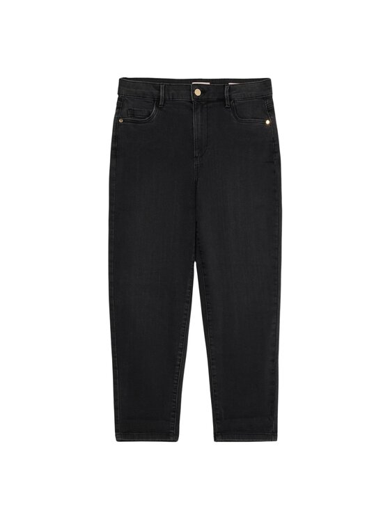 Oltre Oltre Jeansy P579R208727N033 Czarny Skin Fit