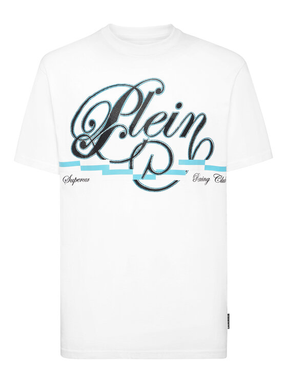 PHILIPP PLEIN PHILIPP PLEIN T-Shirt 24925 Biały Regular Fit