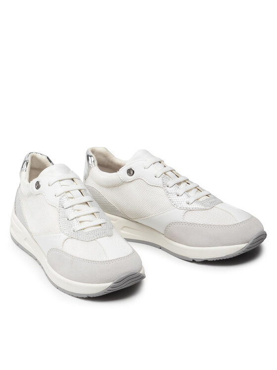 Geox Geox Snīkeri D Bulmy A B D25NQB 01422 C1000 Balts