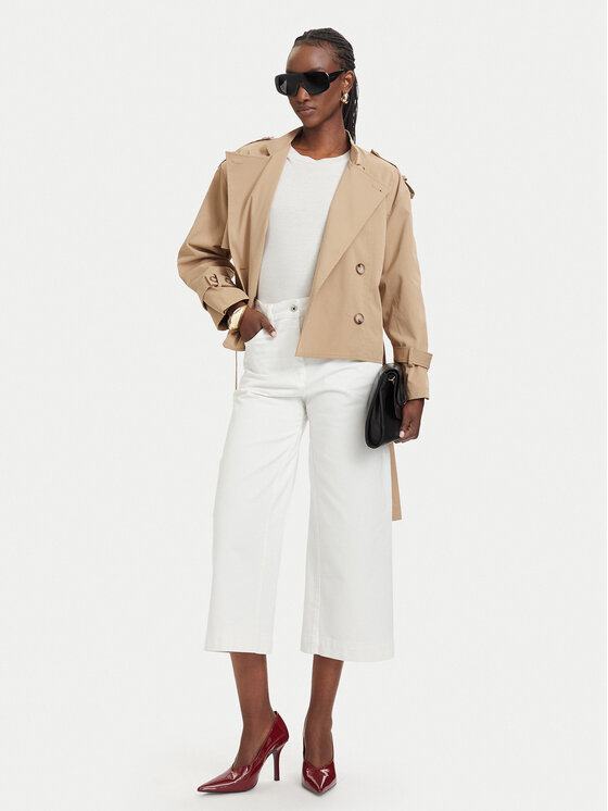 Patrizia Pepe Patrizia Pepe Džinsai 2P1756/D107-W146 Balta Relaxed Fit