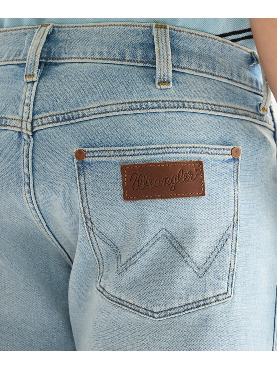 Wrangler Wrangler Szorty jeansowe Colton Short Niebieski Slim Fit