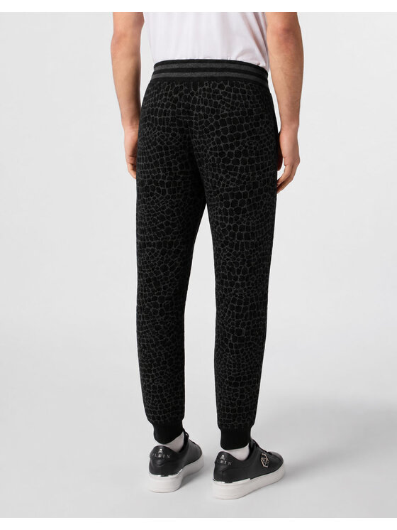 PHILIPP PLEIN PHILIPP PLEIN Joggery 32063 Czarny Jogger Fit