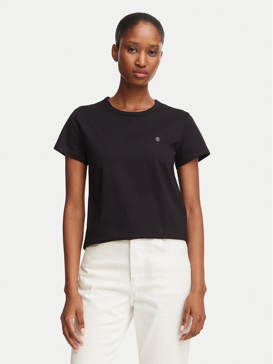 BOSS BOSS Marškinėliai Eventsa13 50571248 Juoda Slim Fit