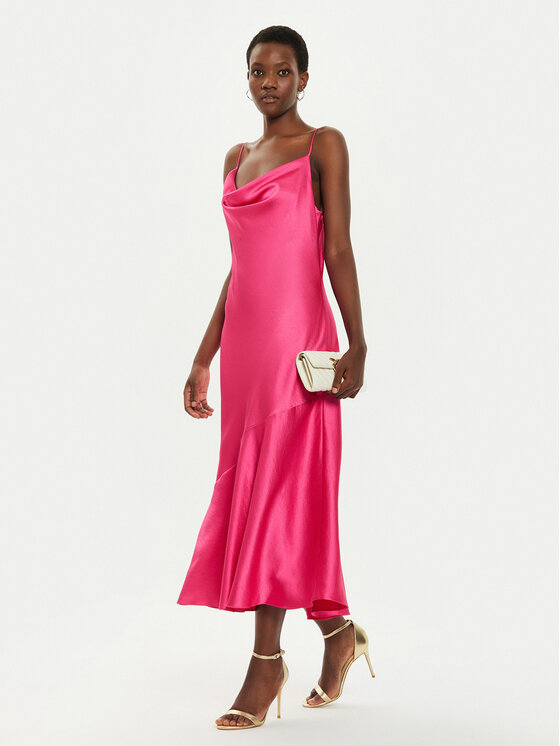Ted Baker Ted Baker Cocktail obleka Tunca 278165 Roza Slim Fit