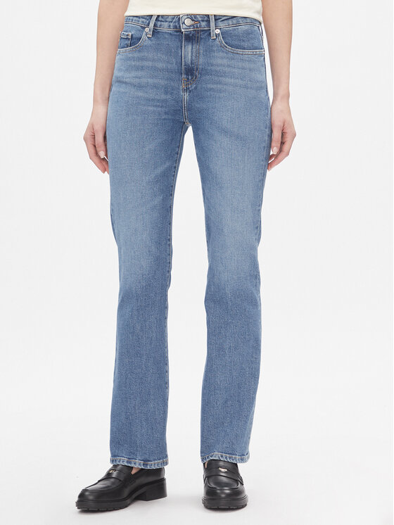 Tommy Hilfiger Tommy Hilfiger Дънки Bootcut Rw Mel WW0WW40619 Син Slim Fit