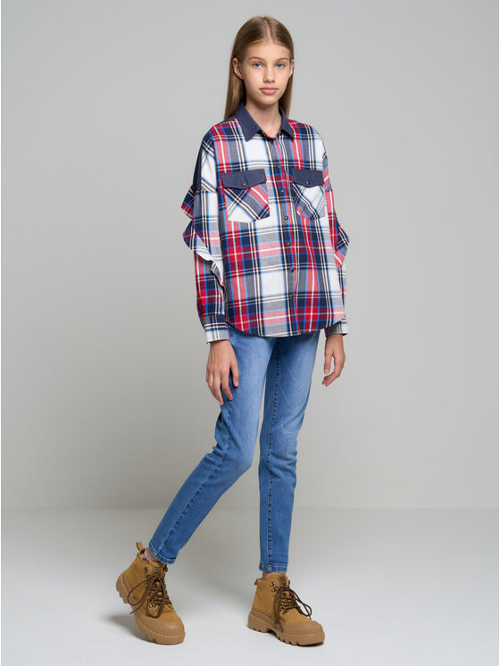 BIG STAR BIG STAR Koszula filka_403 Granatowy Comfort Fit