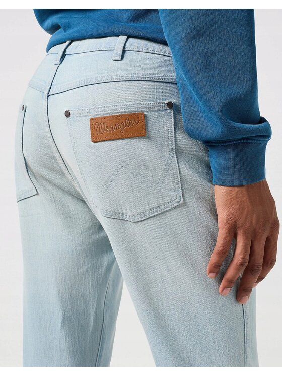 Wrangler Wrangler Jeansy Larston Niebieski jasny Slim Fit
