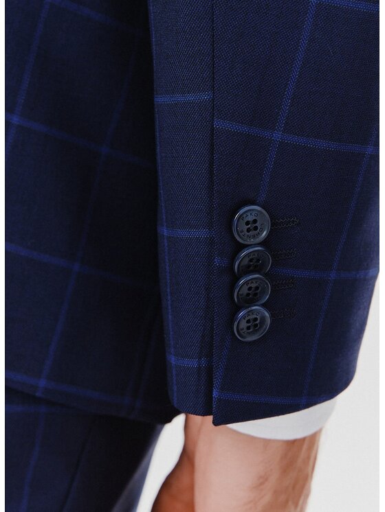 Pako Lorente Pako Lorente Marynarka P24SF-3G-014 Granatowy Slim Fit