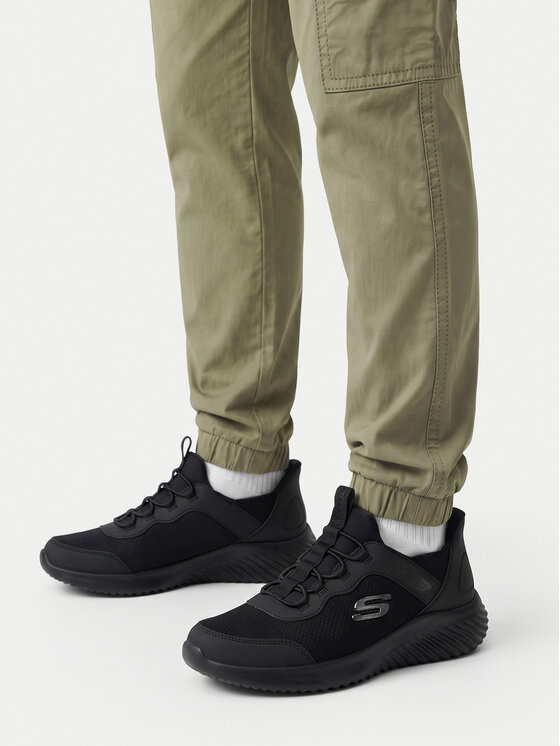 Skechers Skechers Снікерcи CEO-Slipins: Bounder Brisk 403822L BBK Чорний