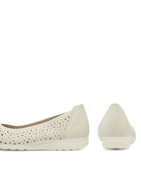 Rieker Rieker Baleríny L9365-60 Écru