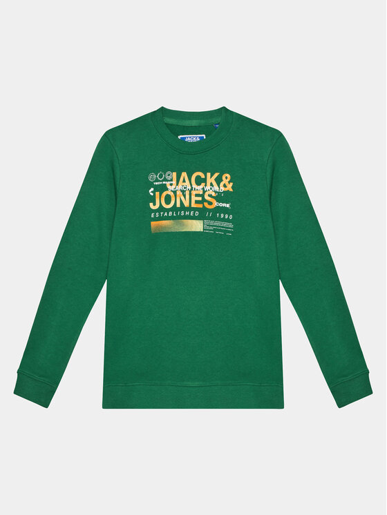 Jack & Jones Junior Jack & Jones Junior Світшот 12235720 Зелений Standard Fit