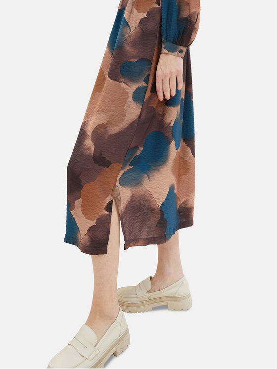 Tom Tailor Tom Tailor Každodenní šaty 1039177 Barevná Regular Fit