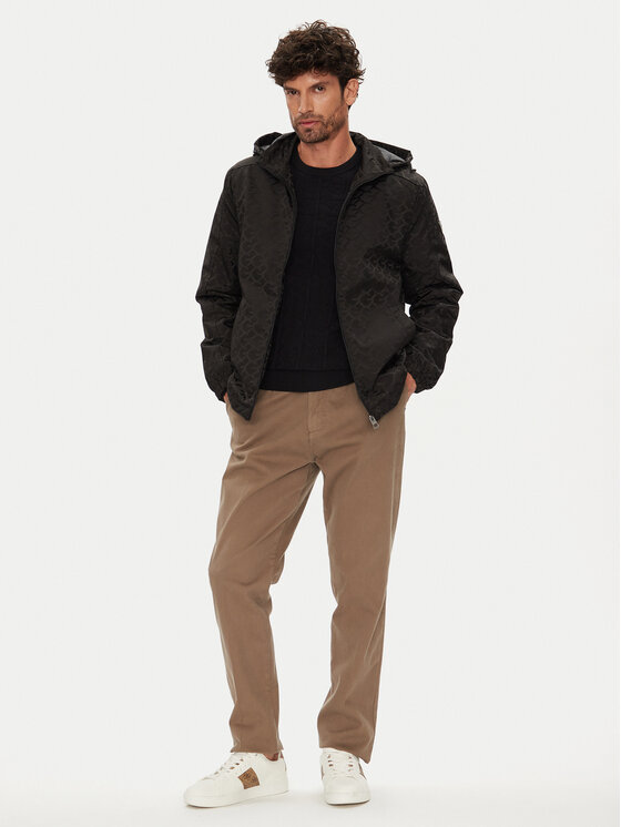 Guess Guess Μπουφάν μεταβατικό M5YL14 WHEW2 Μαύρο Regular Fit