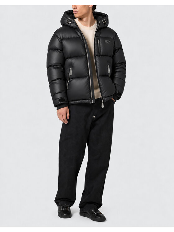 PHILIPP PLEIN PHILIPP PLEIN Kurtka bomber 31549 Czarny Regular Fit