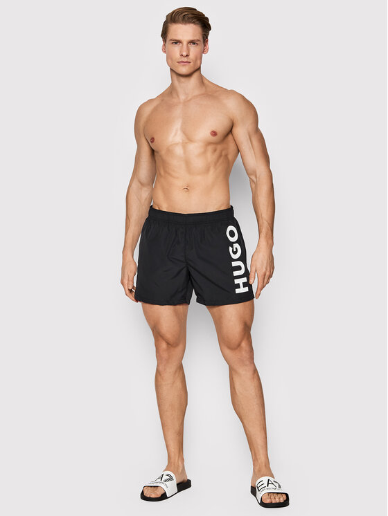 HUGO Hugo Pantaloncini da bagno Abas 50469303 Nero Regular Fit