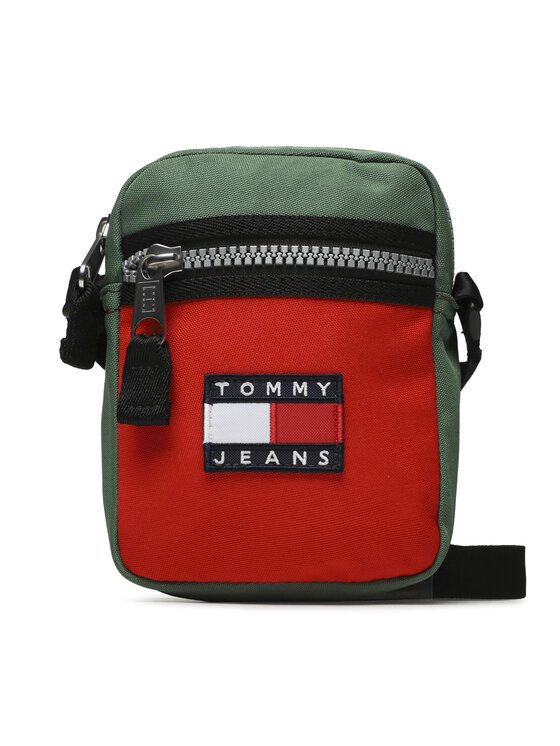 Geantă crossover Tommy Jeans Tjm Heritage Reporter AM0AM11159 Verde