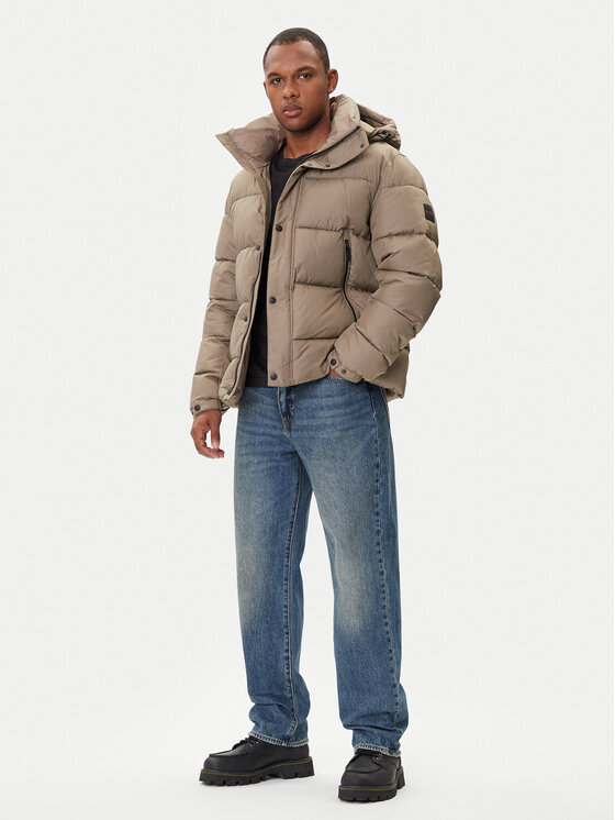 BOSS BOSS Зимно яке Omaris 50528573 Каки Regular Fit