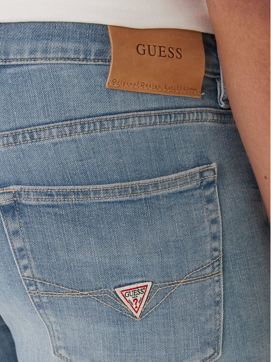 Guess Guess Blugi M6RAS2 D6761 Albastru Slim Tapered Fit