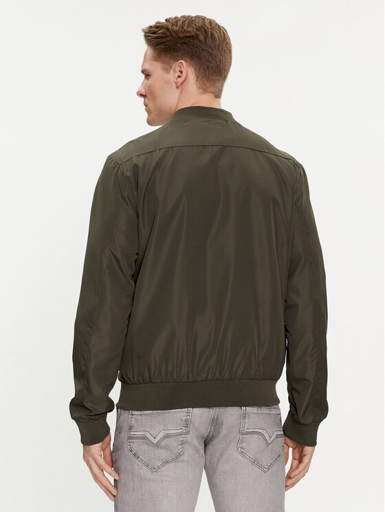 Brave Soul Brave Soul Bomber-jakk MJK-SANJAYKHAKI Khakivärviline Straight Fit